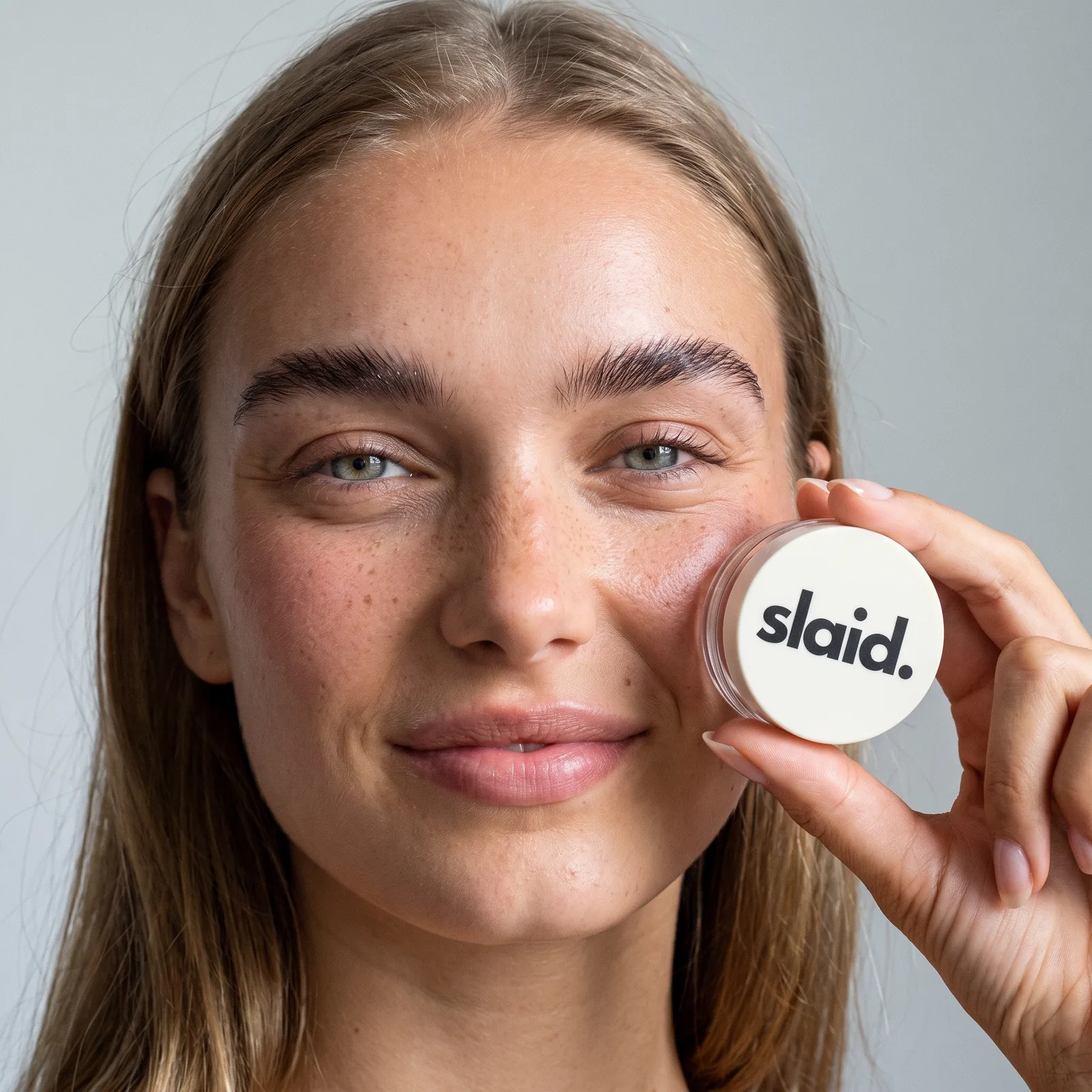 AI-generated beauty portrait with the slaid. jar
